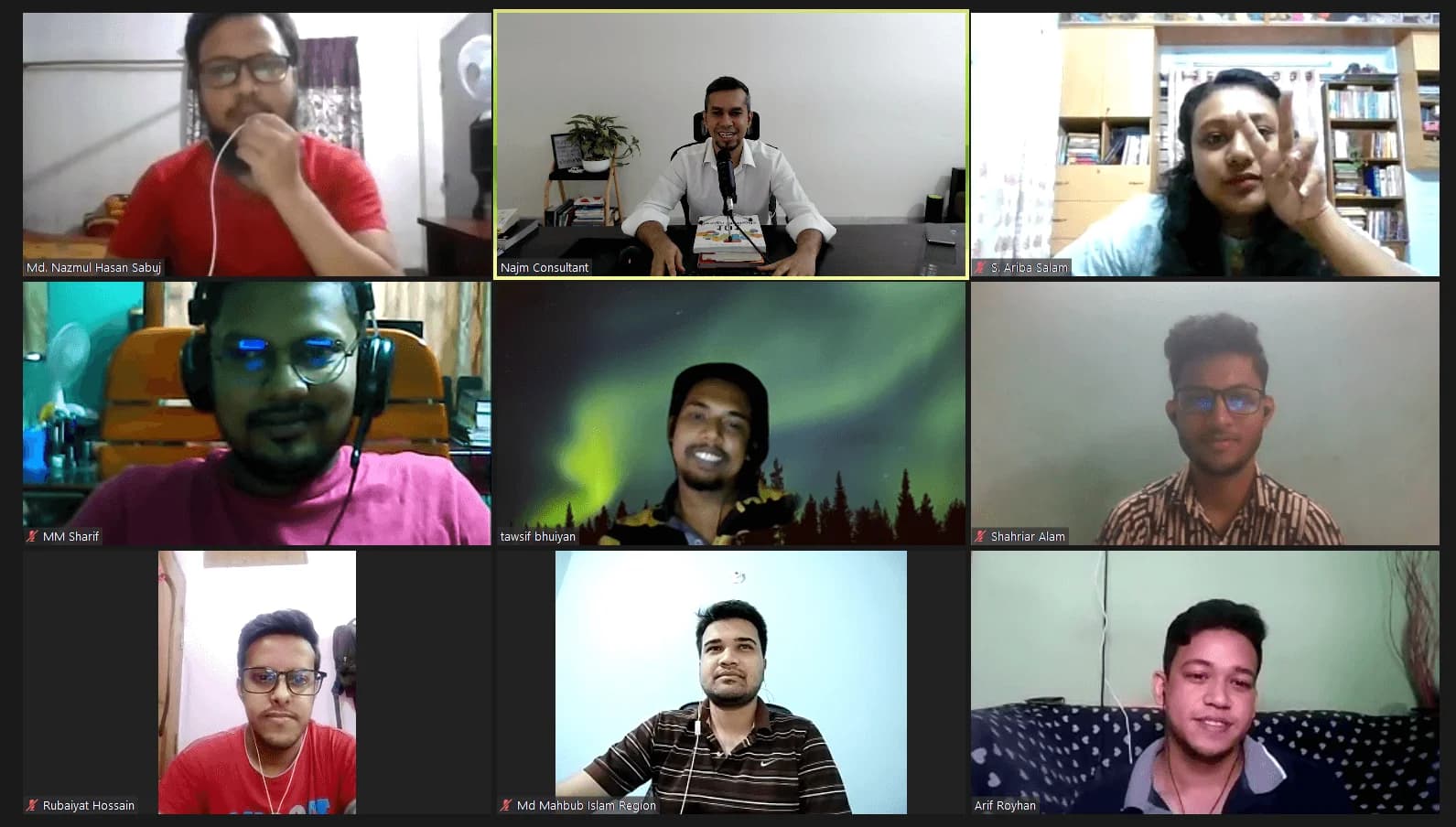 remote team group screen shot